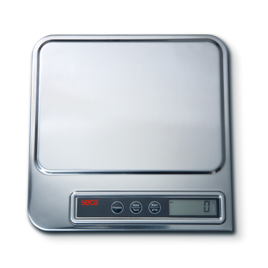 Picture of SECA 856 - Electronic organ and diaper scales with stainless steel cover